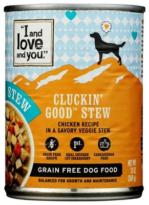 I And Love You Dog Food Cluckin Good Stew Canned 13 Oz