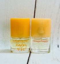 Lot x2 New Clinique Happy Women's Perfume Parfum Spray 4 mL /0.14 oz Each 0.28