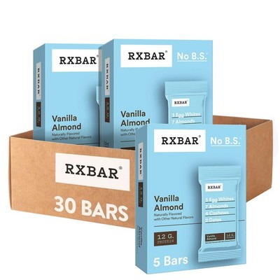 RXBAR Protein Bars, 12g Protein, Gluten Free Snacks, Blueberry (6 30 Count 