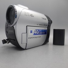 Sony Handycam DCR-DVD109E Handheld DVD Camcorder Silver Tested