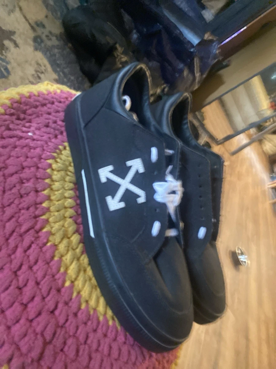 Off-White Vulcanized Low Black White for sale - eBay