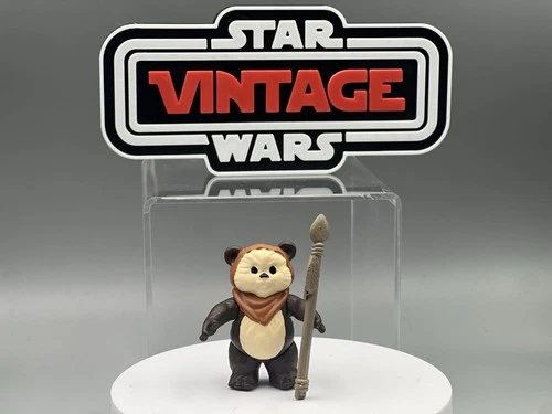 Vintage Custom Wicket Cartoon Ewok Kenner 3.75”