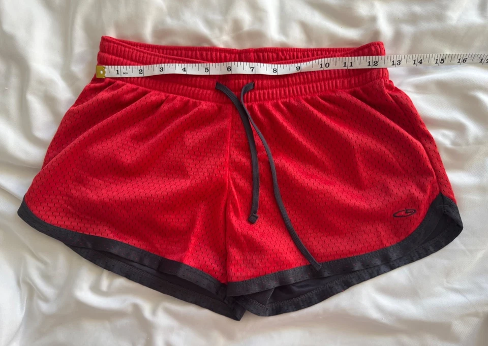 C9 от Champion женщин XS сетки спортивные шорты комплект из 2 | черный и красный - Изображение 2 из 4