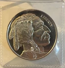1 troy oz .999 silver Golden State Mint buffalo Indian Round