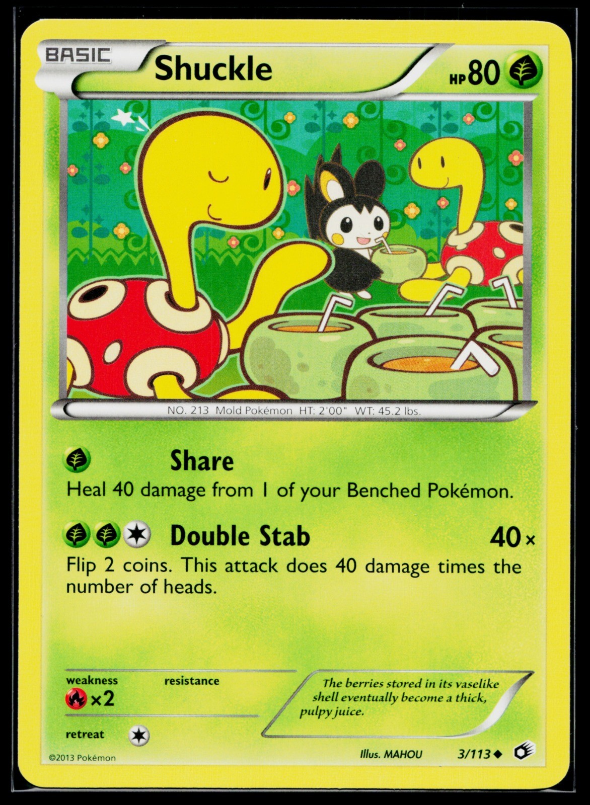 Shuckle 3/113 Normal | Legendary Treasures Uncommon - NM