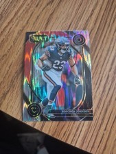 2024 Panini Select - Club Level Roschon Johnson #291 Red & Yellow Shock Prizm