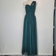 Birdy Grey Christina Convertible Dress Tulle Emerald Medium