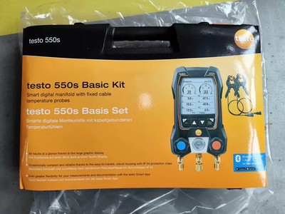 NEW  testo 550s  Intelligent digital refrigerant meter 0564 5502