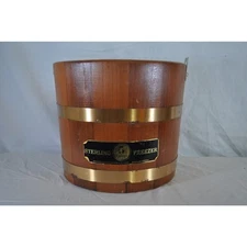 Sterling Wood Ice Cream Maker Bucket by Richmond Cedar Works