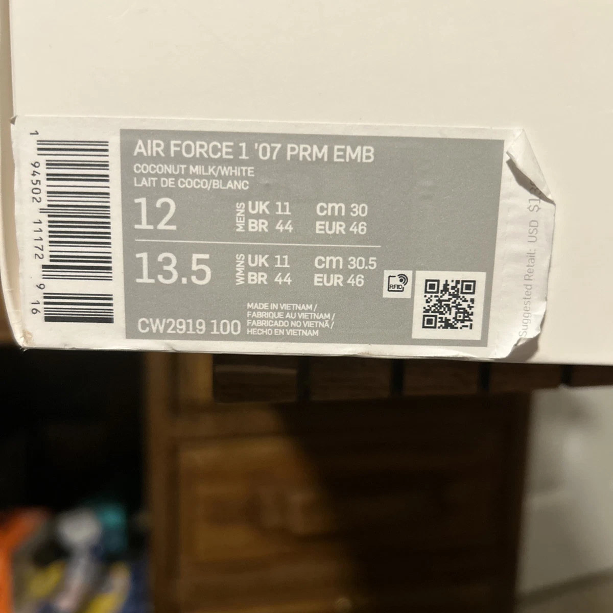 Jordan 1 Mid SE Coconut Milk Particle Grey Size 6.5Y Women 8 DN4346-100 EUC‎ Size 7.5 - Air Jordan 1 SE Mid Coconut Milk | Mercari main image 4