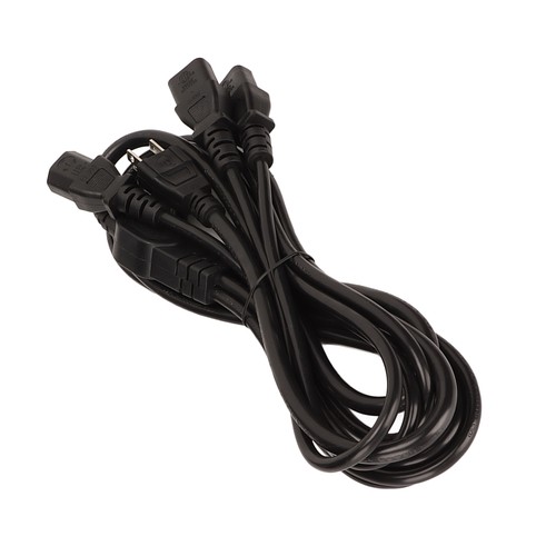 1 To 3 Outlet Power Cord 5 15P To 3 IEC320 C13 Replacement Power Cord For Pr NEW - Afbeelding 11 van 12