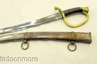 US CIVIL WAR ERA M1840 ARTILLERY DRAGOON SABER SWORD & SCABBARD