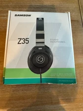 Samson Z35 Studio Headphones SAZ35 Closed Back Dynamic Over Ear W/Box