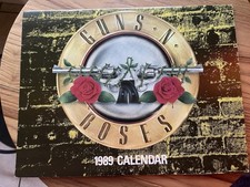 1989 GUNS N ROSES CALENDAR
