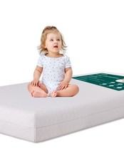 Memory Foam Crib Mattress Dual-Sided Baby Mattress Standard Size, Removable W...