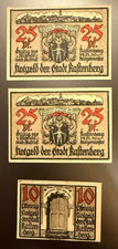 Notgeld - 1921 - Boxberg - seria - 10 + 2x 25 fenigów