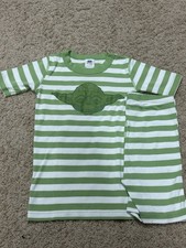 Boys Star Wars Hanna Andersson Yoda pajamas shorts 10/140