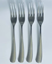 Studio William Dinner Fork 8 1/4” LARCH SATIN Stainless Curved Flatware