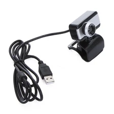 480P 360 Degree Resolution Webcam USB 2.0 Web Camera Built-in Microphone