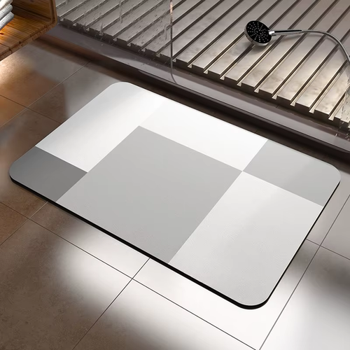 Premium Diatom Bath Mat - Quick Drying, Super Absorbent, Anti-Slip Design