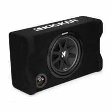 Kicker 48CDF104 Single 10" 4-Ohm Sealed Subwoofer Enclosure