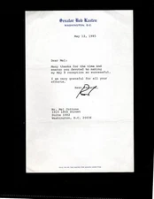 FOUR Diff. TLS Letters on Senate L/H - Senator Robert Bob Kasten of Wisconsin