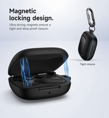 Funda protectora Suritch para auriculares SHOKZ OpenFit Air cubierta resistente a prueba de golpes - Imagen 15 de 48