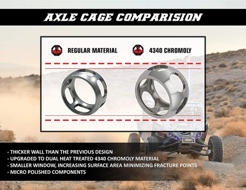 Eje de alta resistencia Demon Powersports para Can-Am Outlander 850 max trasero derecho - Imagen 4 de 5