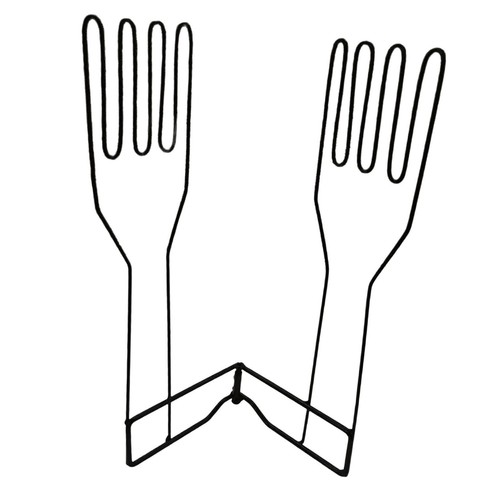 Kitchen Gloves Holder Vertical Metal Reusable Folding Durable Sink Organizer - Picture 7 of 12