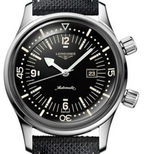 Longines Legend Diver Black dial 36mm L3.374.4.50.0