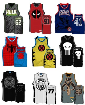 star wars basketball jersey