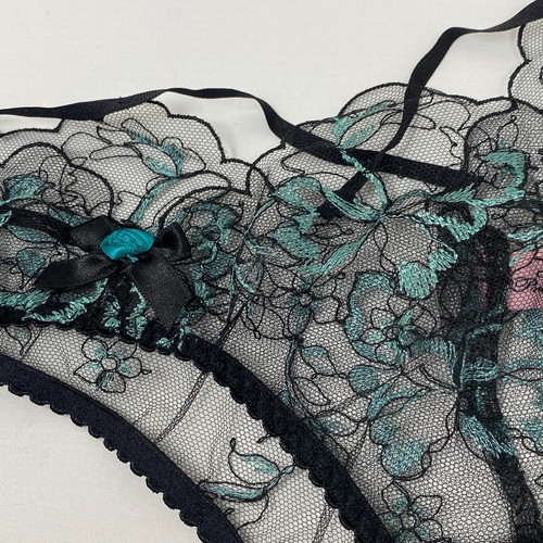 Calzoncillo negro Agent Provocateur Callie AP4 grande nuevo con etiquetas - Imagen 11 de 13