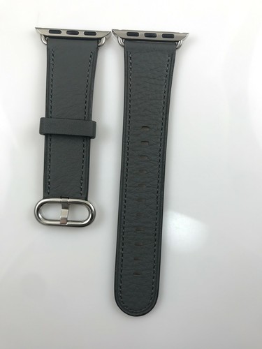 Original authentique Apple Watch boucle classique bracelet en cuir 40 mm 38 mm 41 mm S10 42 mm - Photo 89 sur 120