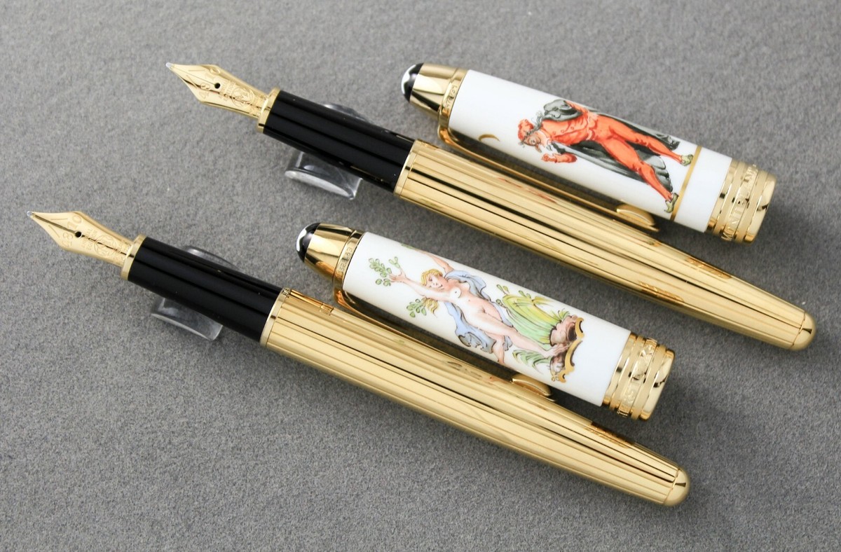 Montblanc Meissen Porcelain Annual Edition 2006 2-Piece Fountain