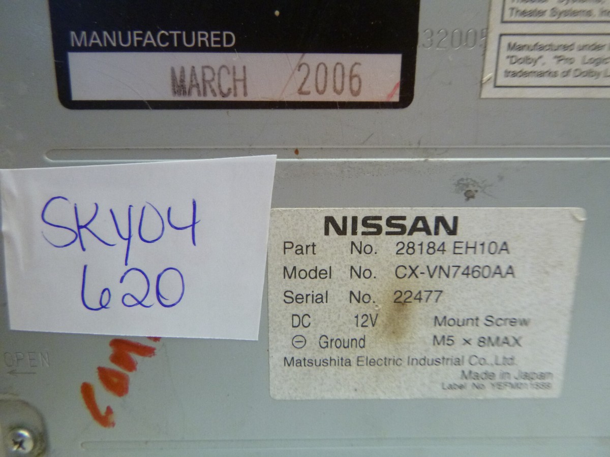 2006-2010 Infiniti M35 M45 DVD Entertainment Drive 28184