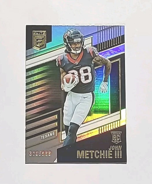 2022 Donruss Elite Foil /999 John Metchie III RC (TEXANS) !!