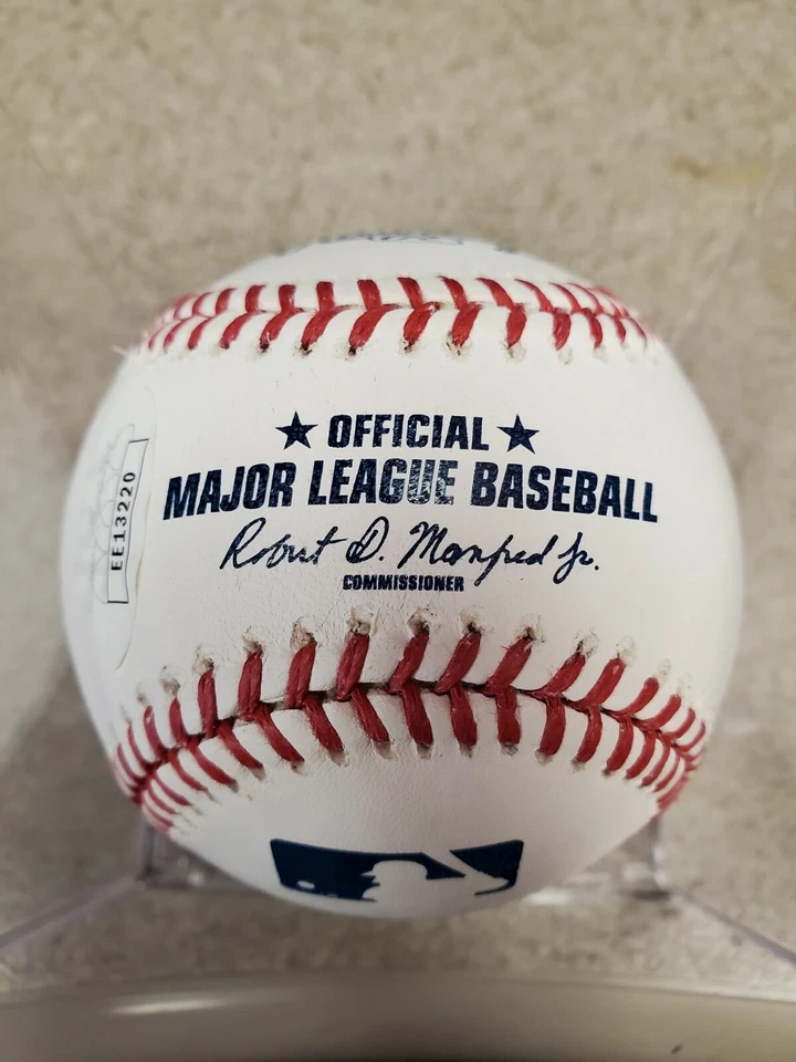 Gleyber Torres Signed Auto OMLB NY Yankees BASEBALL JSA - Image 2 of 3