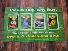 RARE vintage Toys R Us A Bugs Life Store Display Vinyl Banner 36" x 59"