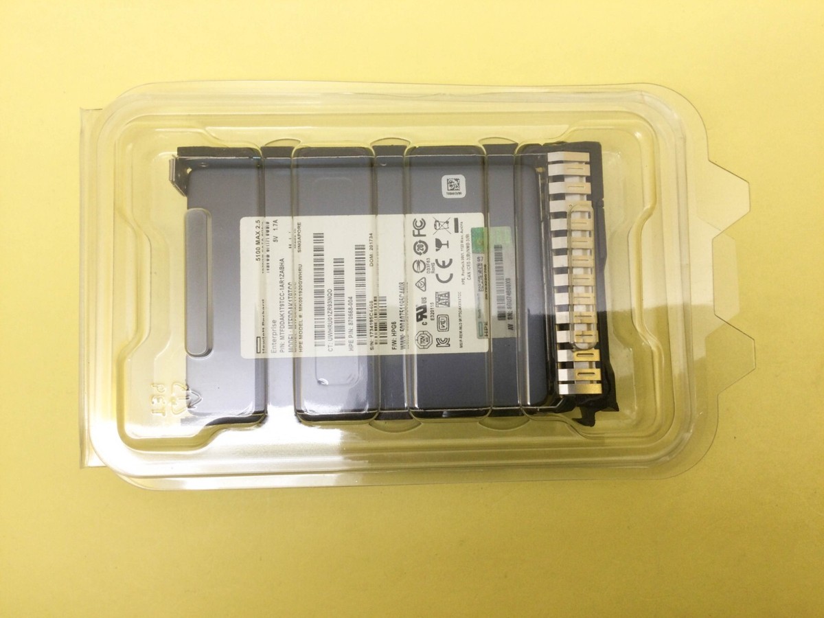 875478-B21 HPE 1.92TB SATA 6G MIXED USE SFF SC SSD 870668-004 w