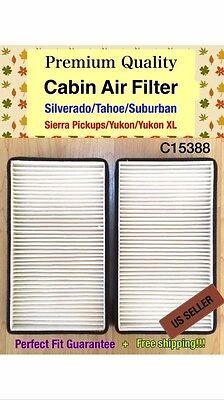 C15388 CABIN AIR FILTER for Chevrolet Silverado Tahoe Suburban GMC Sierra Yukon