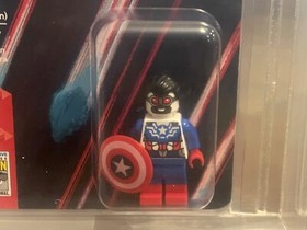 LEGO 2015 MARVEL CAPTAIN AMERICA SAM WILSON EXCLUSIVE CAS 95 NOT AFA SDCC RARE!