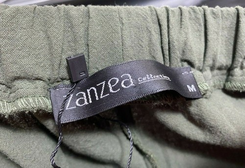 Zanzea Women Cotton Casual Cropped Harem Pants Elastic Waist Pull On Trousers - Picture 10 of 11