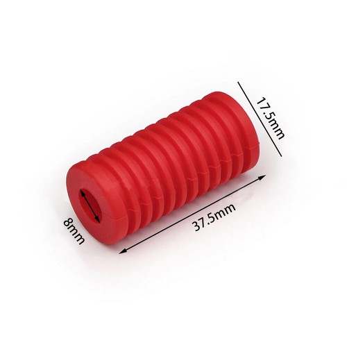 1 PCS Motorcycle Gear Shifter Lever Shift Pedal Kick Foot Pegs Cover Pad Rubber - Foto 3 di 9