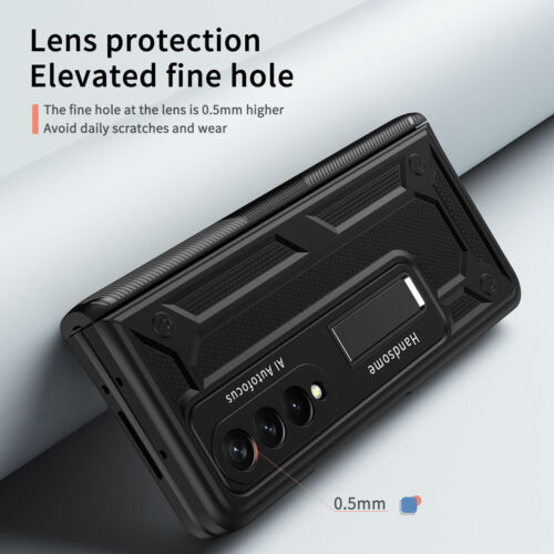 For Samsung Galaxy Z Fold5/4/3/2 Luxury Armor Folding Bracket Rugged Phone Case - Picture 9 of 55