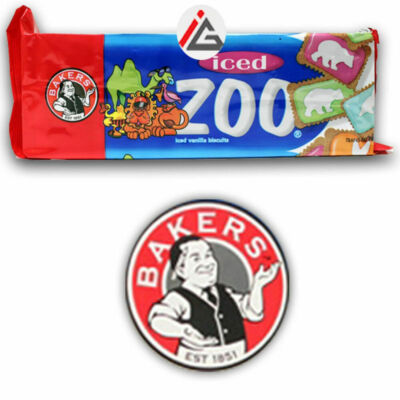Bakers  Iced Zoo Vanilla Biscuits 150 gm