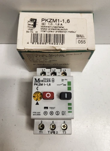 NEW IN BOX! MOELLER 4-1.6A 660V MOTOR PROTECTOR CIRCUIT BREAKER PKZM1-1.6