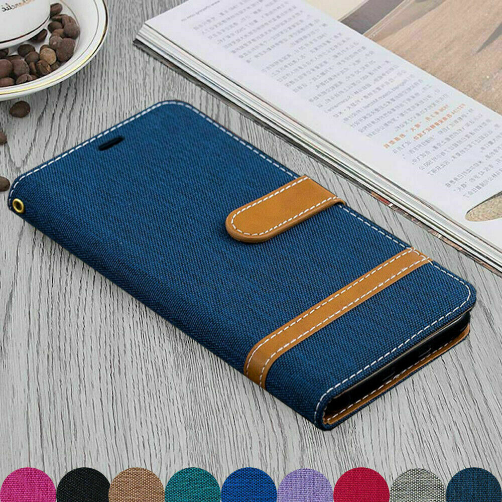 For iPhone 13 Mini 13 Pro Max XR 6S 7 8 Plus Canvas Leather Case Flip cover Niska cena, dobra jakość
