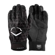 EvoShield Youth EVOCHARGE GEL TO SHELL Batting Gloves BLACK -WTV4101BL
