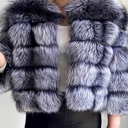 Girls Real Fur Coat Girls Warm Winter Coat Fur Jacket Natural Fur Coat Clothing - Picture 47 of 53