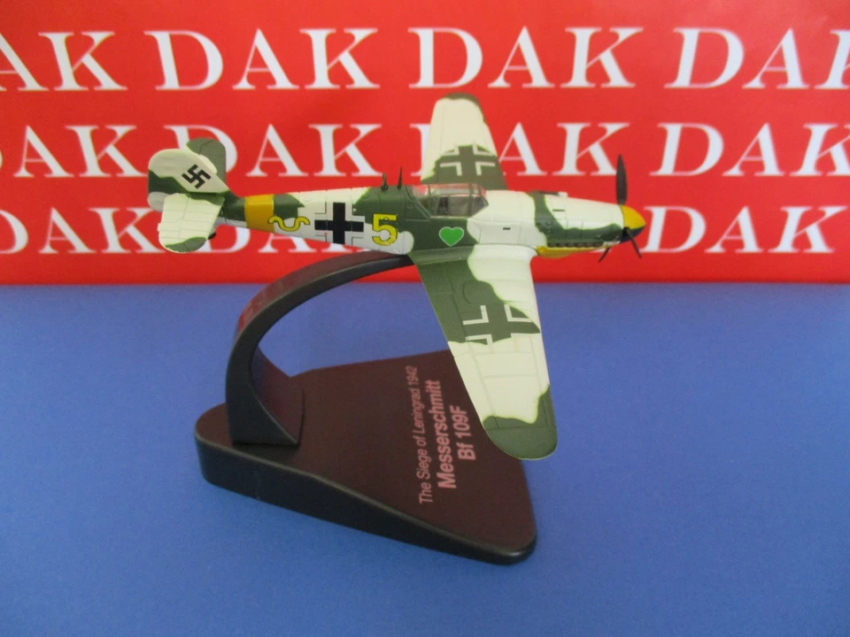 Die cast 1/72 Modellino Aereo Aircraft Messerschmitt Bf 109F-4 JG54 Green Hearts - Immagine 2 di 4
